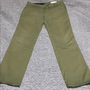 Green volcom pants